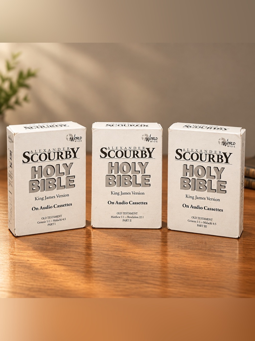 Lot Of Alexander Scourby Holy Bible King James Version Audio Cassettes (34) Read